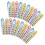 60Pcs Plastic Children Rulers Foldable Portable Multicolor Student Use 2