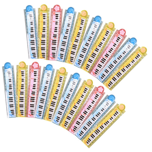 60Pcs Plastic Children Rulers Foldable Portable Multicolor Student Use 1
