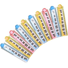 60Pcs Plastic Children Rulers Foldable Portable Multicolor Student Use