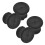 16Pcs Black Rubber fork Holders Stable Base for Music and Yoga 1