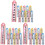 60Pcs Plastic Children Rulers Foldable Portable Multicolor Student Use 4