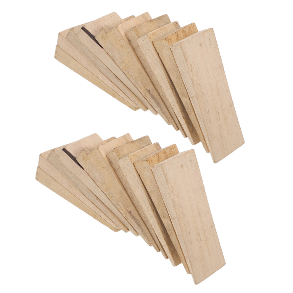 60Pcs Universal Wooden Wedges Khaki For Tool Handle Repair & Reinforce 3633982047861