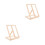 2Pcs Sturdy Khaki Wood Art Easel Foldable Adjustable Tabletop Stand 4