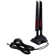 2.4GHz 5GHz Magnetic Base WiFi Antenna for Router Wireless Network Card Dual-Band Antenna SMA Inner Pin