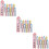 60Pcs Plastic Children Rulers Foldable Portable Multicolor Student Use 10