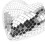 2Pcs Silver Heart Shaped Mirror Disco Ball Hanging Decoration 8