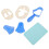 30Pcs Penguin Sushi Mold Plastic Rice Ball Maker Easy DIY Kitchen Tool 1