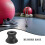 16Pcs Black Rubber fork Holders Stable Base for Music and Yoga 7