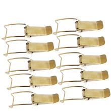 30Pcs Light Brown Outdoor Sports Buckle Lightweight Carabiners