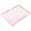 2Pcs Pink Metal Wire Basket Practical Desktop Storage Organizer 2
