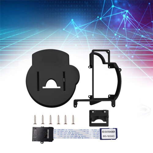 For GC Loader 3D Printer Mount Kit with  Card Expansion Adapter Screwdriver Accessories Black 1