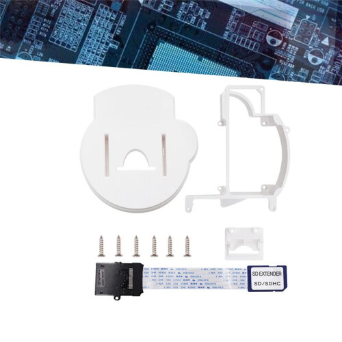 For GC Loader 3D Printer Mount Kit with  Card Expansion Adapter Screwdriver Accessories White 2