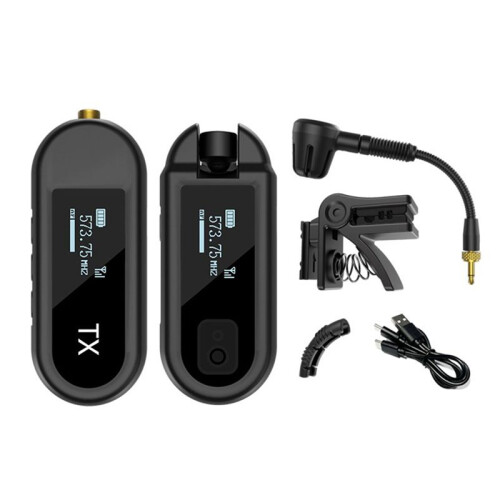 Sassofono Strumento Microfono Wireless Dedicato Palcoscenico Esterno Piccolo Microfono Strumento Microfono A Clip Wireless