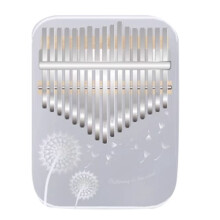 Kalimba 17 Tasten Professionelles Daumenklavier Acryl Kalimba Daumenklavier Tastatur Musikinstrument Löwenzahn
