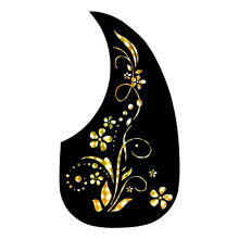 Water Drop Type Laser Guitar Pickguard Anti-Scratch Board PVC Classical Guitar Pickguard Anti-Scratch Board D