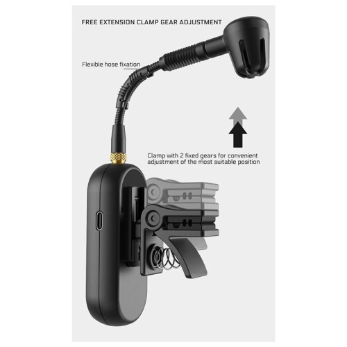 Sassofono Strumento Microfono Wireless Dedicato Palcoscenico Esterno Piccolo Microfono Strumento Microfono A Clip Wireless 1