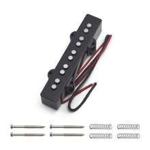 Five-String Electric Bass Pickup Open Single Coil Electric Bass Pickup Black Bridge Pickup