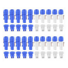 20Set PowerCON Type A NAC3FCA+NAC3MPA-1 Chassisstekkerpaneeladapter