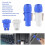 20Set PowerCON Type A NAC3FCA+NAC3MPA-1 Chassis Plug Panel Adapter 4