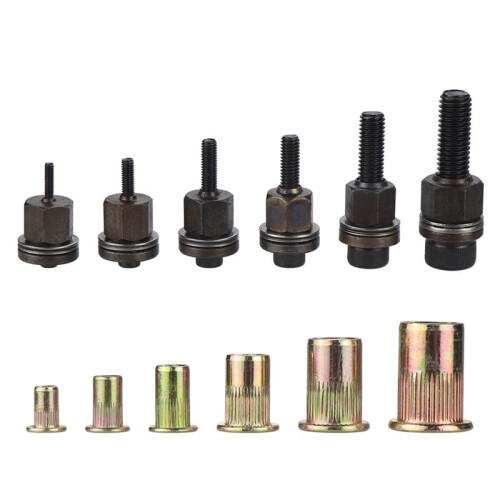 Rivet Nut Tool Drill Adapter M3/M4/M5/M6/M8/M10 Riveting Manual Threaded Electric Manual Cordless Riveter