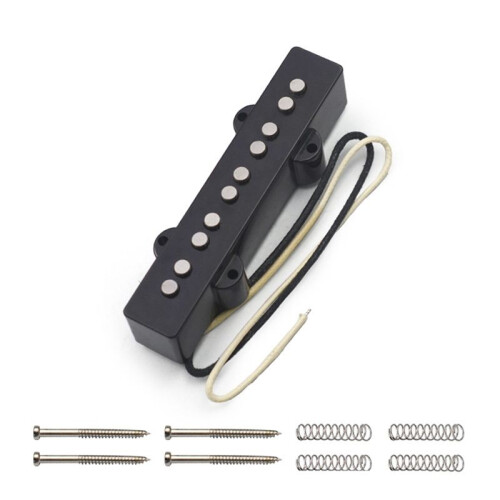 Pick- Basse Électrique à Cinq Cordes, Pick- Ouvert à Simple Bobine, Pick- à Manche Noir