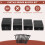 Guitar Floating Tremolo Blocks 4 Sizes Wood Guitar Floating Tremolo Wedge Multifunctional String Changing Tools 2