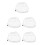 5Pcs White Nylon Protective Mesh Net for Fish Tank Lid Cover 5