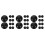 30Pcs Durable Black Rubber Trampoline Accessories Pole Cover Set 6
