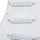 2st Vit Elgitarrtillbehör för ST Three Single Elgitarrpanel Elgitarrskyddsplatta 4