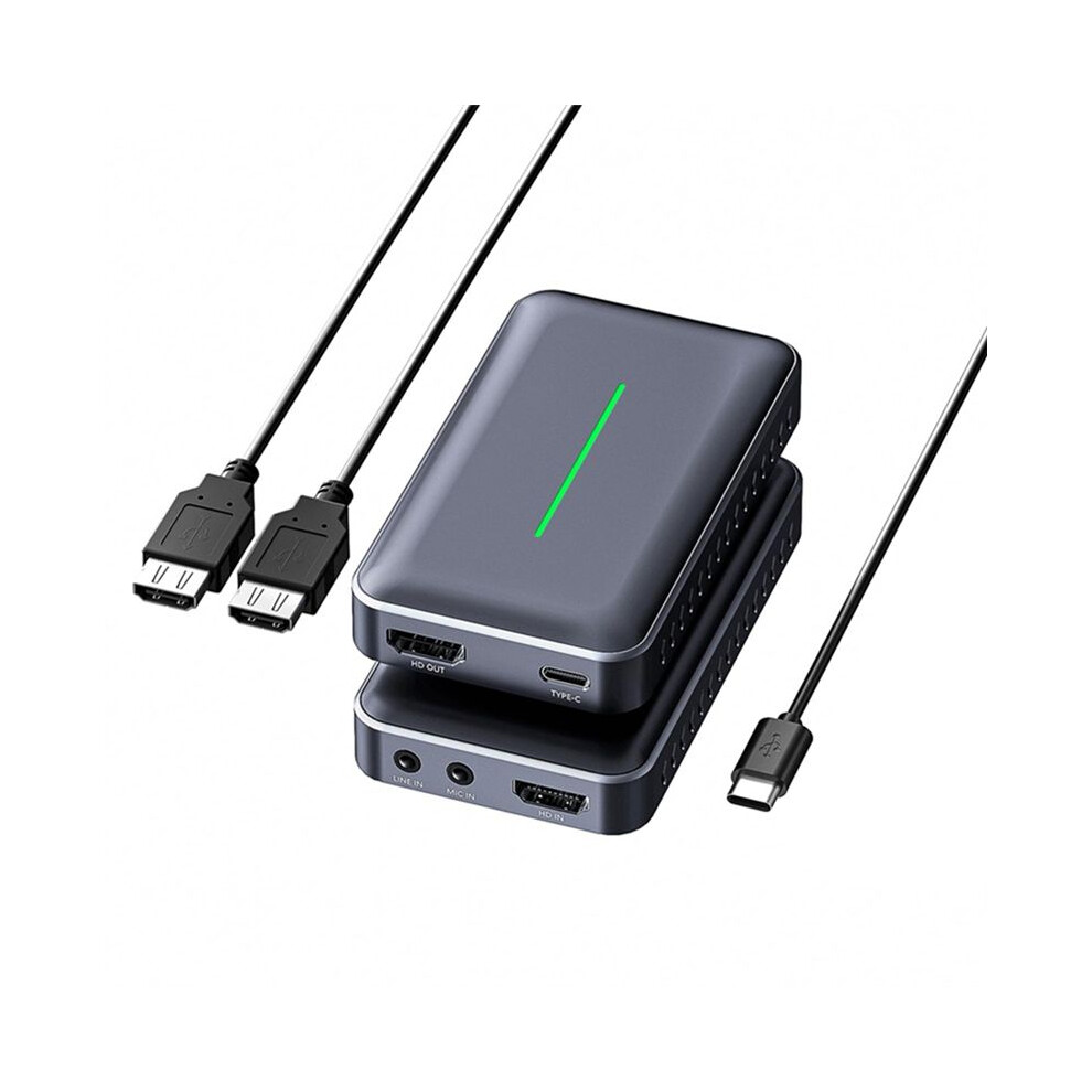 4K -Compatible Video Capture Card, Audio Video External Camera Capture Card Stream & Record In 4K/60Fps 6131797862541