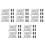 20Pcs Black Plastic Swim Goggles Lock Adjustable Connectors 8