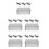 20Pcs Silver Rectangular Tinplate Storage Box for Snacks Candy Crafts 4