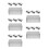 20Pcs Silver Rectangular Tinplate Storage Box for Snacks Candy Crafts 5