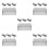 20Pcs Silver Rectangular Tinplate Storage Box for Snacks Candy Crafts 10