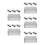 20Pcs Silver Rectangular Tinplate Storage Box for Snacks Candy Crafts 8