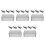 20Pcs Silver Rectangular Tinplate Storage Box for Snacks Candy Crafts 9