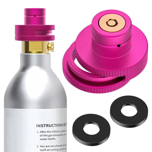 Split CO2 Quick Adapter, CO2 Soda Quick Adapter, Compatible with Soda Machines with TR21-4 Thread 1