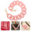 2Pcs Pink Acrylic Chain Straps for Handbags Durable DIY Replacement 11