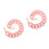 2Pcs Pink Acrylic Chain Straps for Handbags Durable DIY Replacement 4