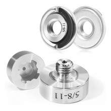 Winkelschleifer-Adapter-Set mit Wechselmutter für Winkelschleifer, Passend für 5/8 Zoll-11-Gewinde XLOCK Winkelschleifer, Umbau