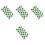 4Sets Dark Green Static Grass Clusters for Miniature Landscape Models 4