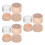 12Pcs Round Wooden Keepsake Box with Lid Beige Storage Box for Teeth 2