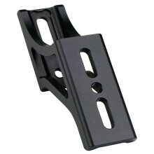 Pig Nose Light Converter Raised for Dahon Folding Bike Bag Bracket Aluminium Alloy Bicycle Bag Holder Adapter Black