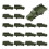 40Pcs PP Olive Model Toy Set Sand Table Decor for Kids 2