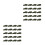 40Pcs PP Olive Model Toy Set Sand Table Decor for Kids 7
