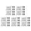 20Pcs Black Plastic Swim Goggles Lock Adjustable Connectors 7