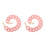 2Pcs Pink Acrylic Chain Straps for Handbags Durable DIY Replacement 6