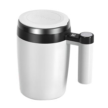 Automatischer Kaffeebecher mit Magnetischem Rührwerk, Selbstrührender Kaffeebecher mit Temperatur-Batterie-LCD, Wiederaufladbarer Kaffeebecher B