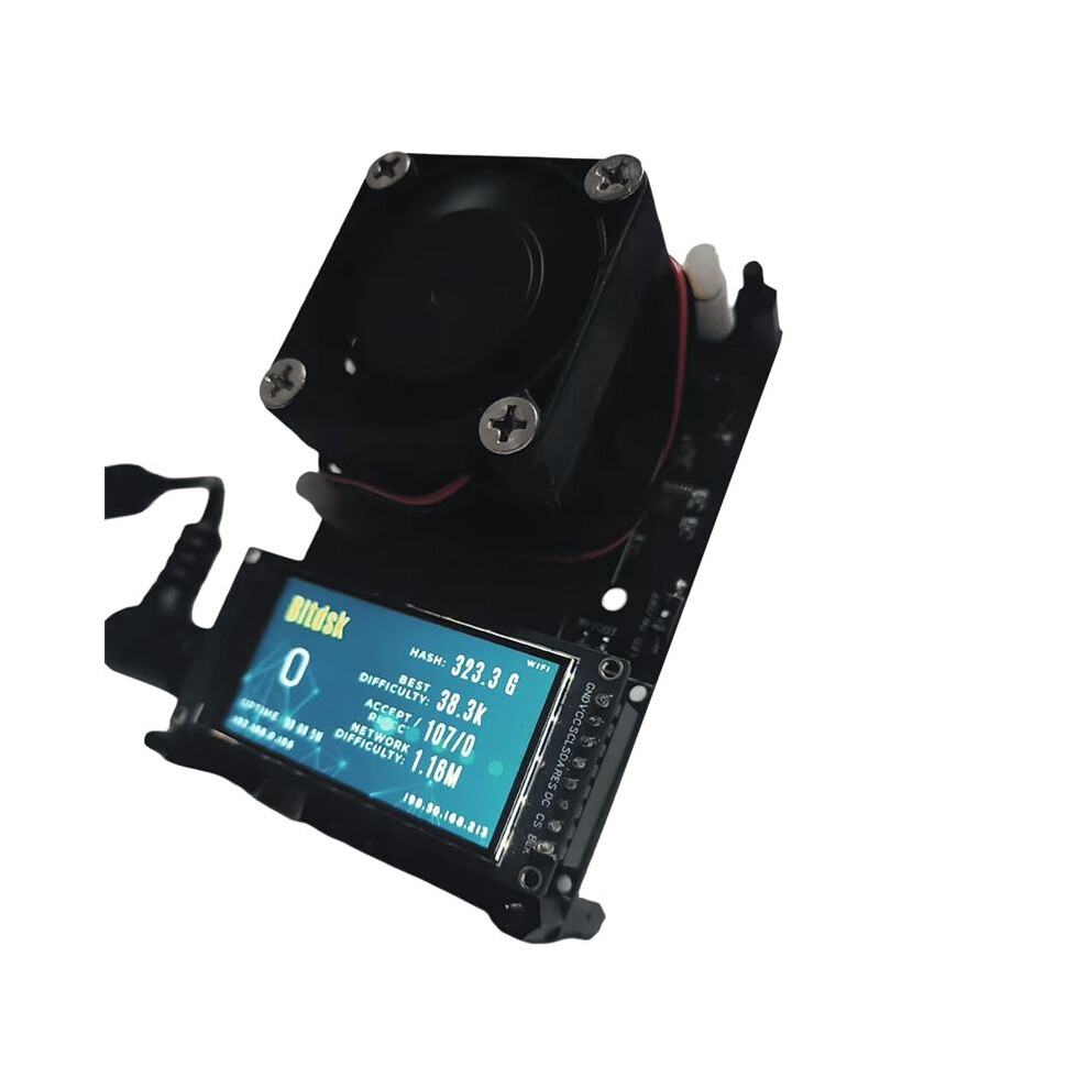 Photos - Console Accessory Zandona For Bitaxe Miner 300Gh/S BM1397 ASIC Stand-Alone BitDSK BTC Miner Solo Lottery Miner Bitcoin Price Monitor Weather Clock(UK) 