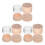 12Pcs Round Wooden Keepsake Box with Lid Beige Storage Box for Teeth 4